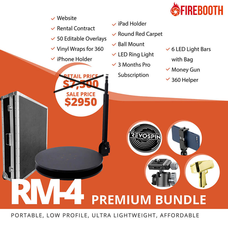 Load image into Gallery viewer, REVOSPIN RM-4 360 (27&quot;) PHOTO BOOTH PREMIUM BUNDLE
