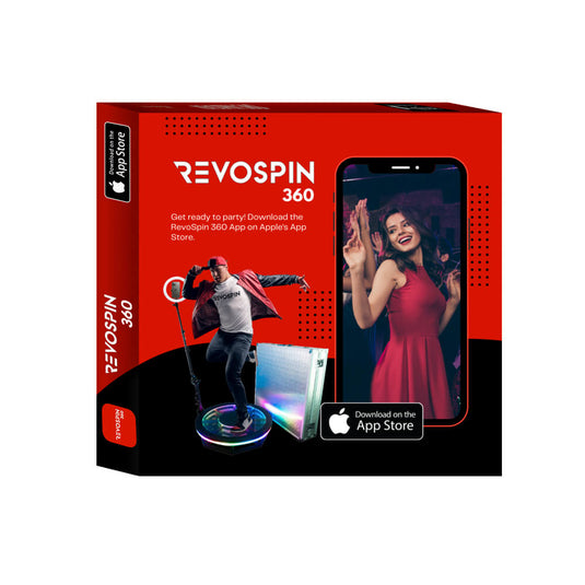 RevoSpin RM-5 (35") Round 360 Photo Booth Deluxe Package (MANUAL SPIN, TRAVEL CASE INCLUDED)