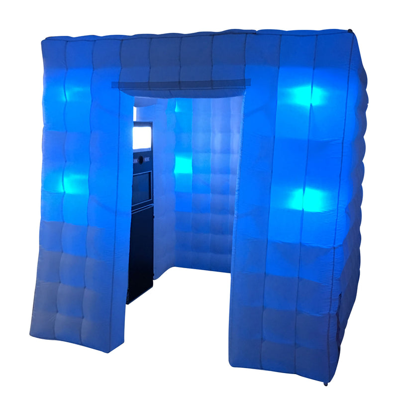Load image into Gallery viewer, White LED Inflatable Photo Booth Cube Enclosure
