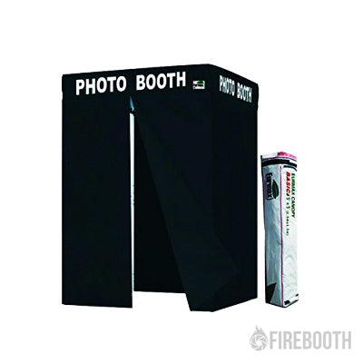 Eurmax 5×5 Pop-up Flat Top Photo Booth Tent with Carry Bag (Printed)