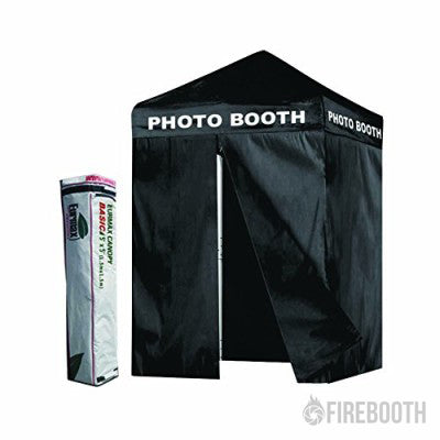 Eurmax 5×5 Pop-up Pointed Canopy Photo Booth Tent with Carry Bag (Printed)
