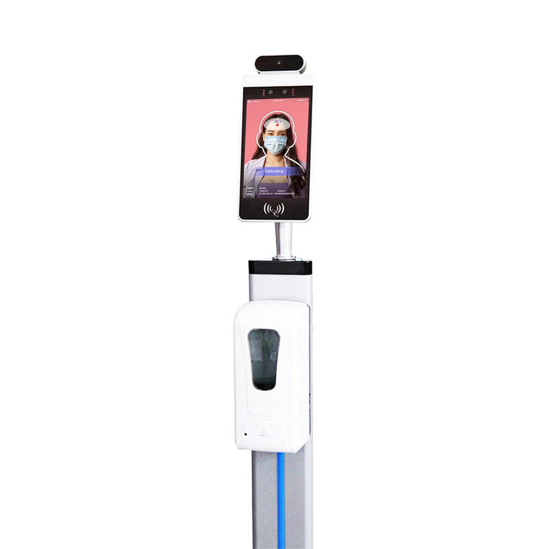 Load image into Gallery viewer, Non-Contact AI Thermal Scanner Thermometer Kiosk with Hand Sanitizer Dispenser (Upgraded Version)
